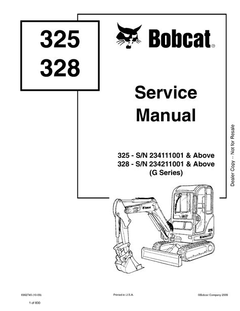 bobcat 325 328 manual